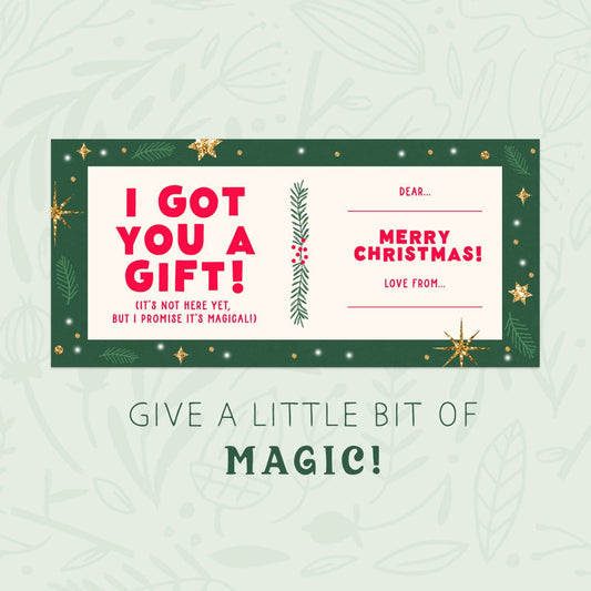 What to do if my Christmas Gift doesn't arrive in time?