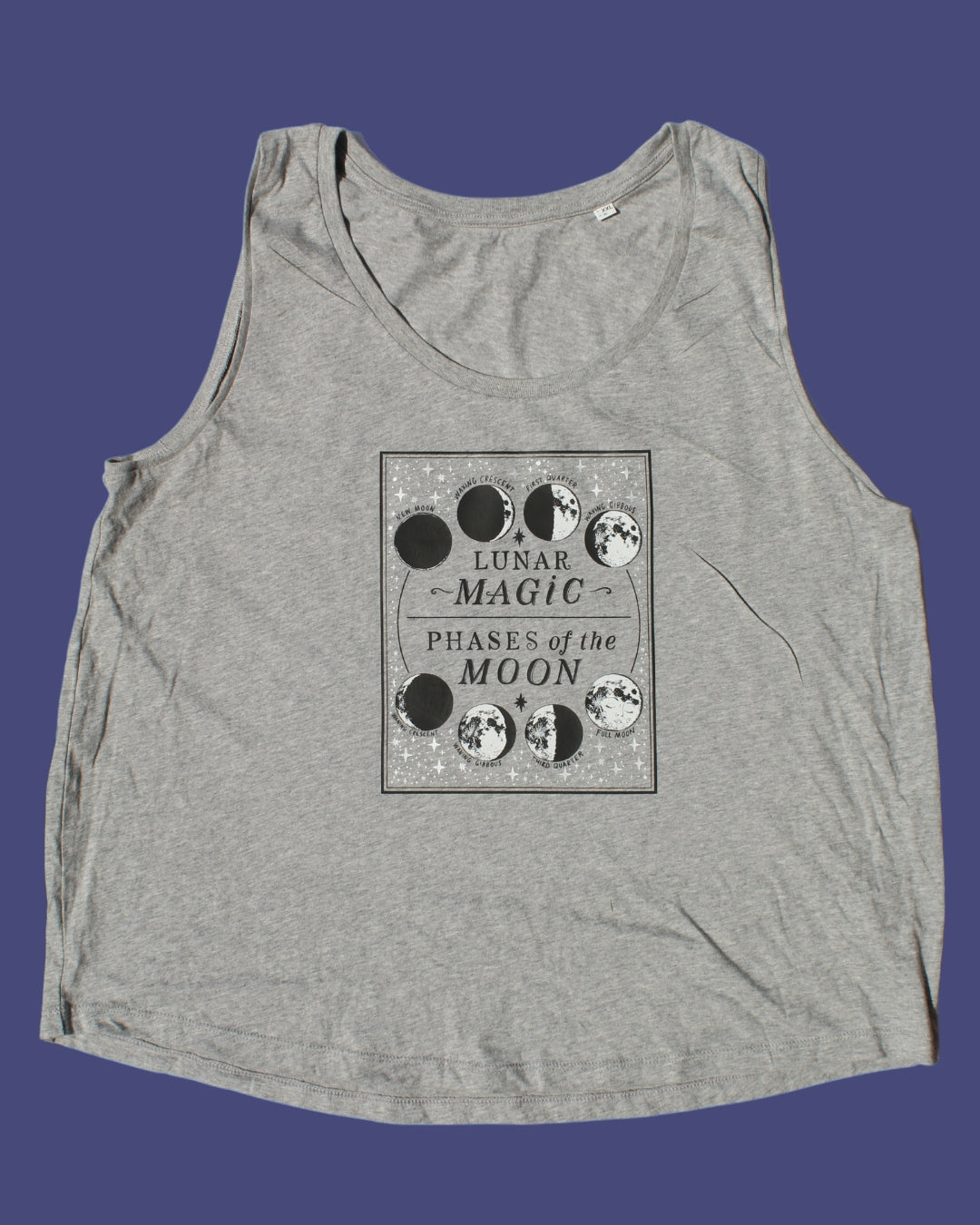 HEATHER GREY MOON PHASE VEST - various sizes