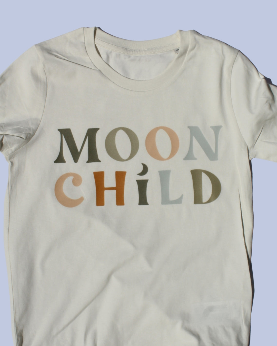 CREAM MOON CHILD TEE - 9-10