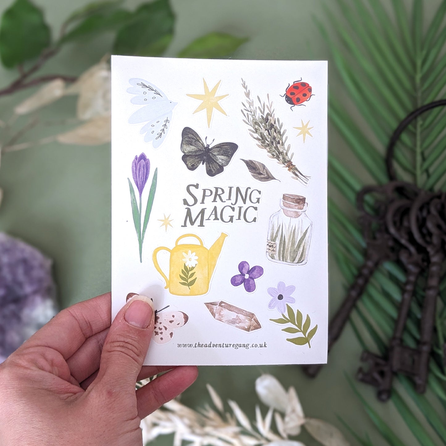 SALE Spring Magic A6 Sticker Sheet