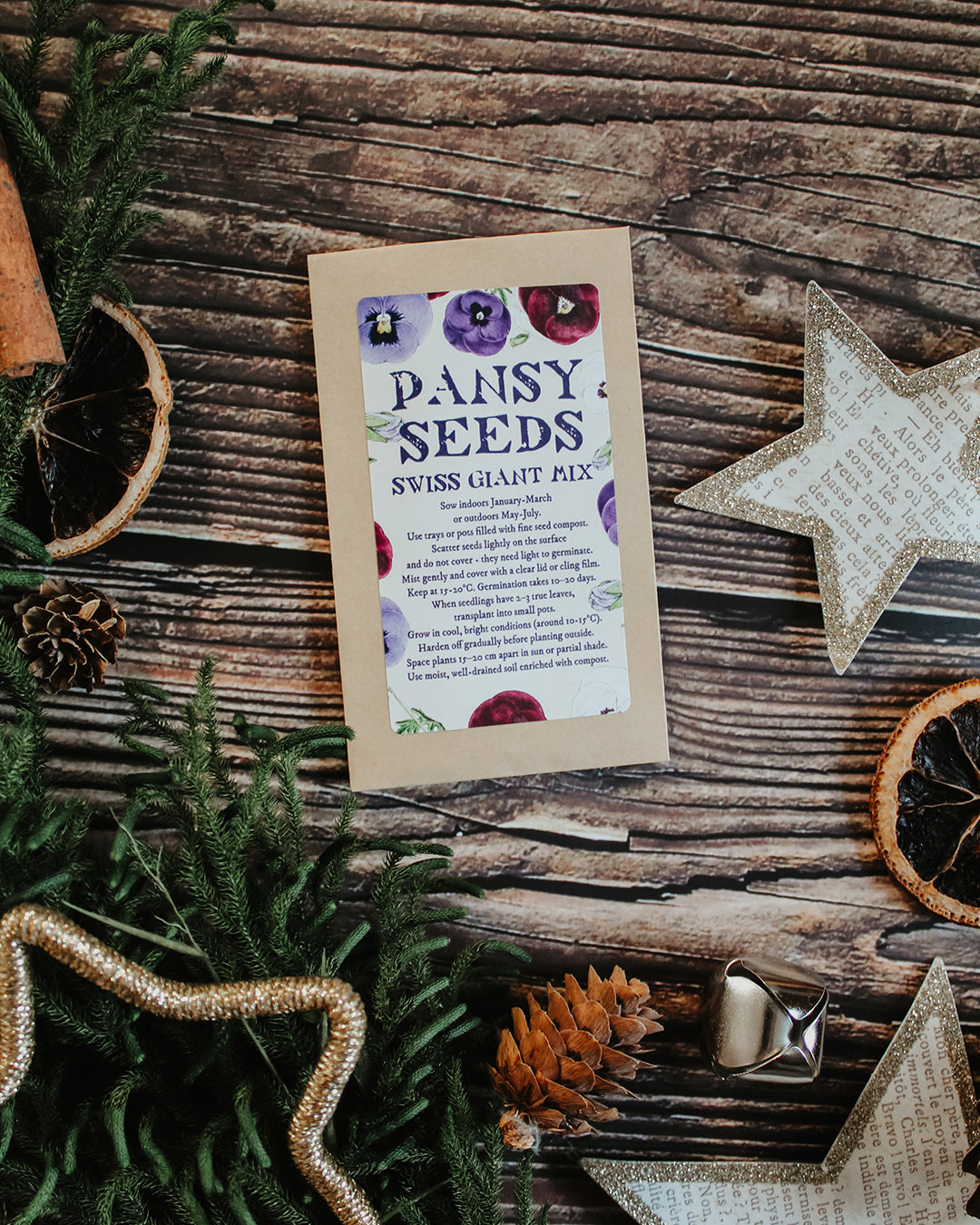 Pansy Seeds – Swiss Giant Mix