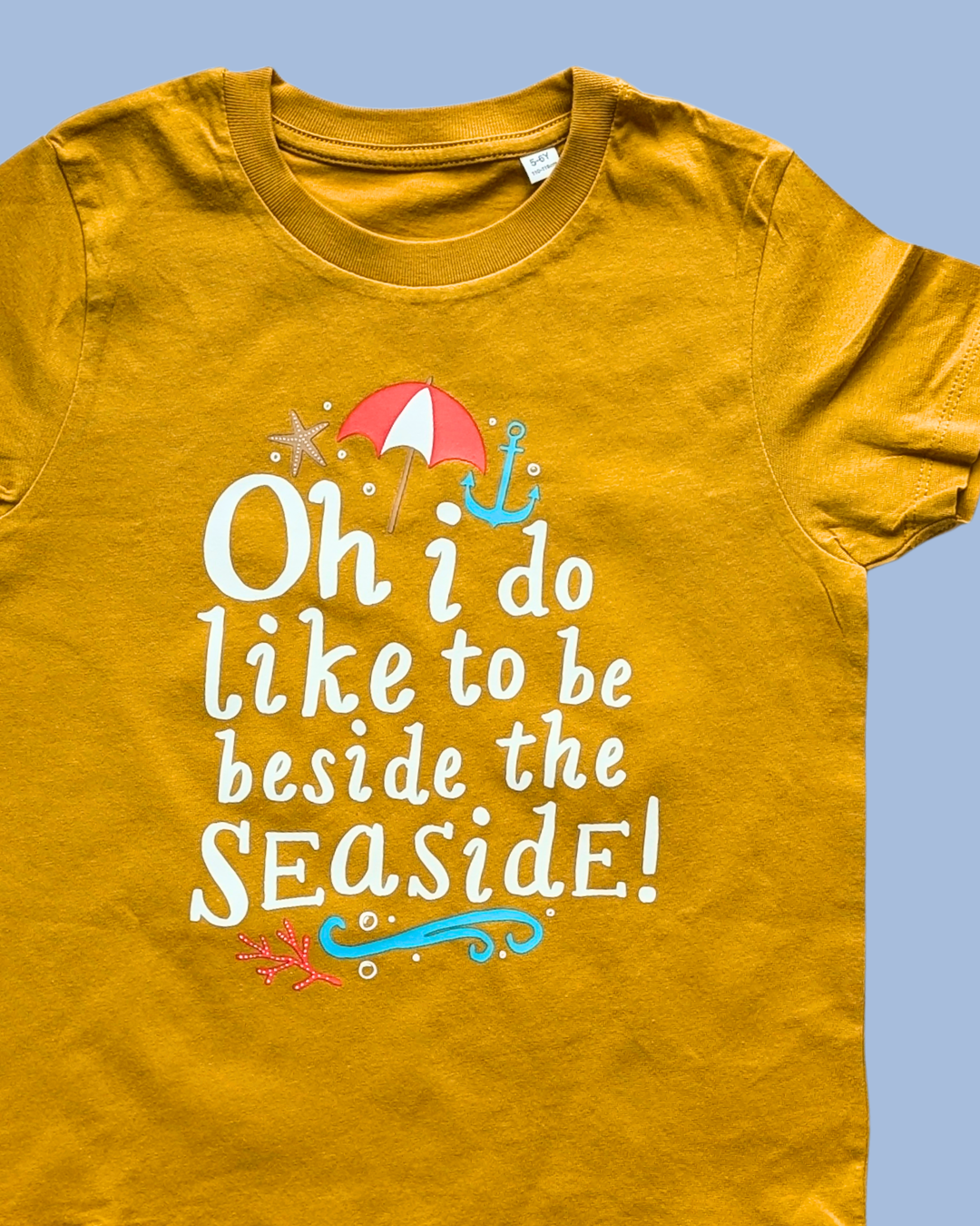 SALE Seaside Ochre Tee 5-6