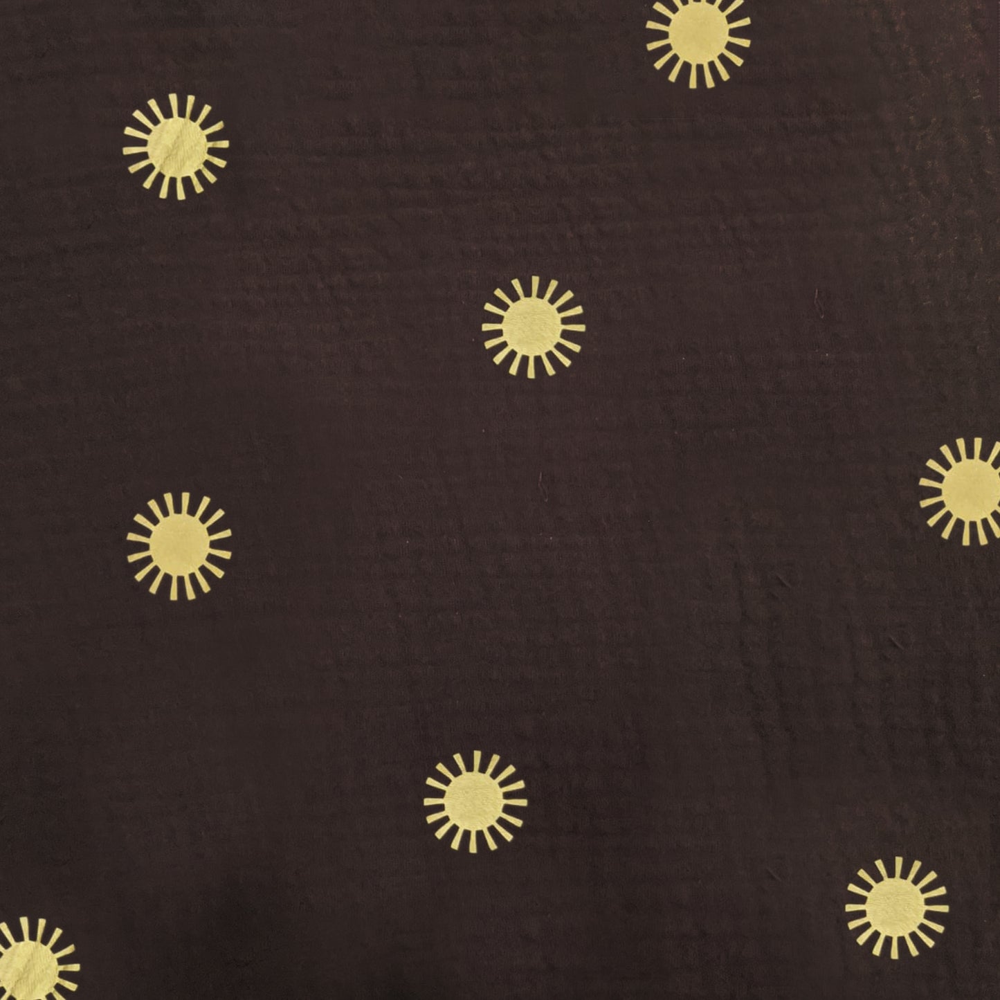 BROWN AND GOLD SUN KIDS SHORT DUNGAREES