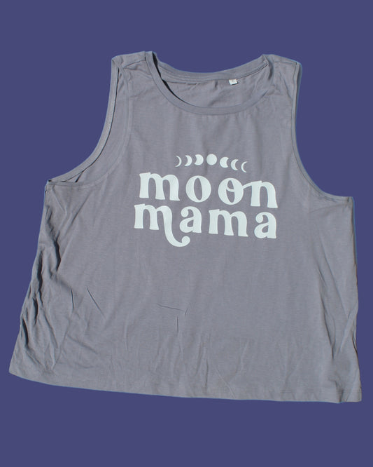 STEEL GREY MOON MAMA VEST - XL