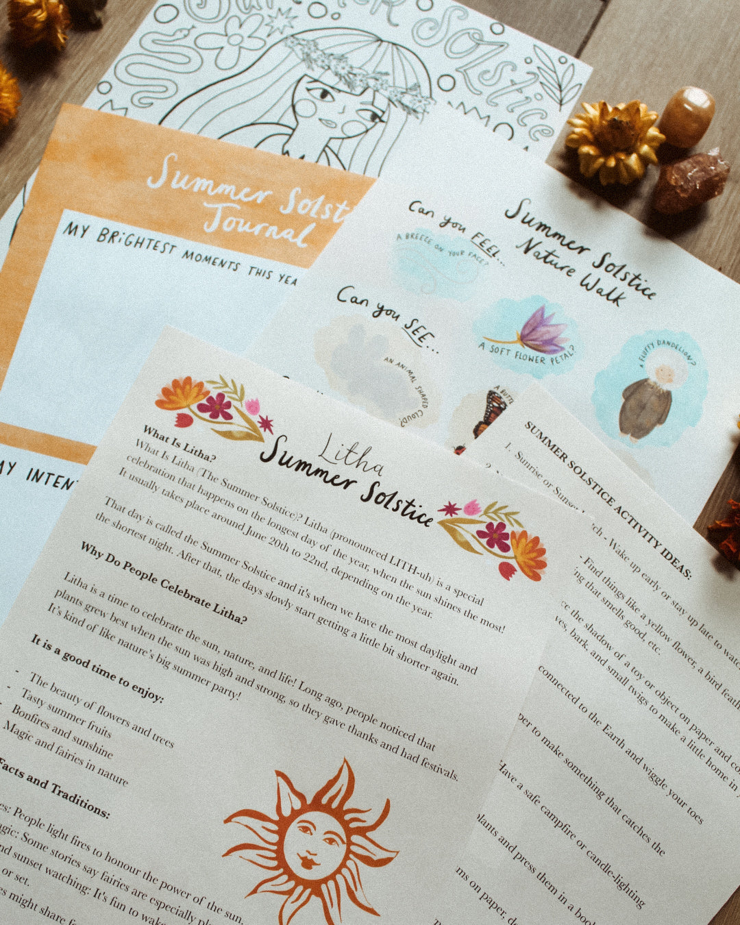 Litha / Summer Solstice Printable Bundle
