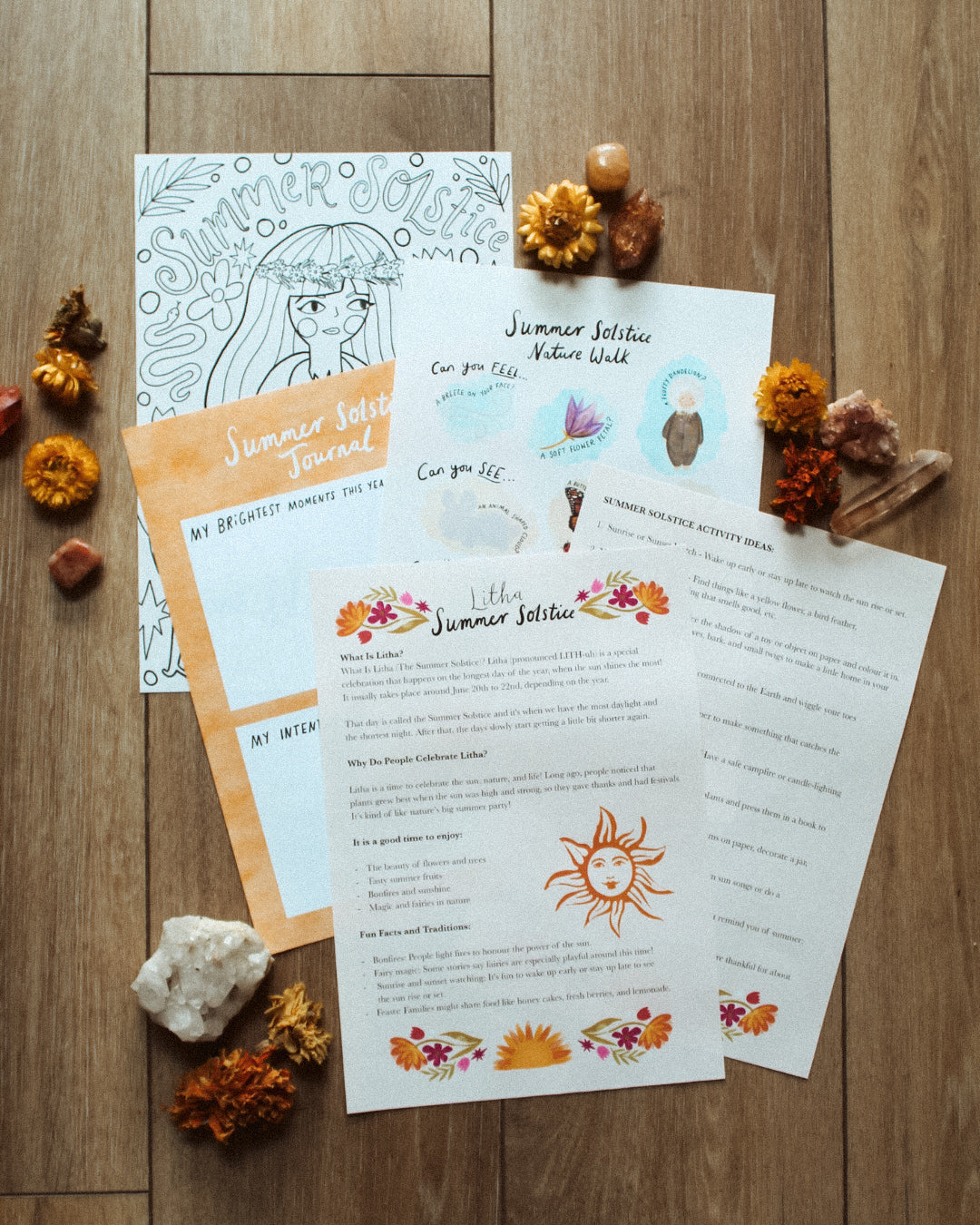 Litha / Summer Solstice Printable Bundle