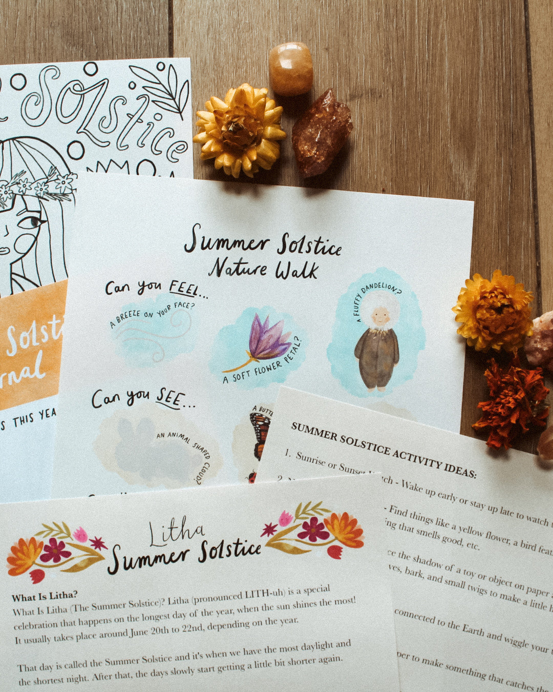 Litha / Summer Solstice Printable Bundle
