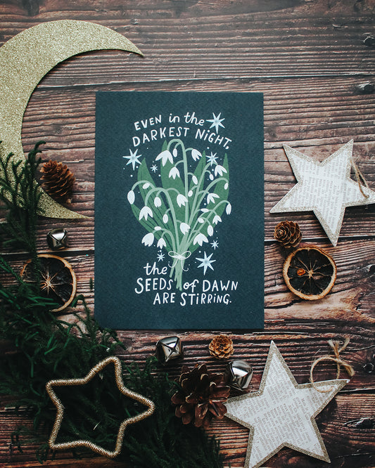 Snowdrop Art Print