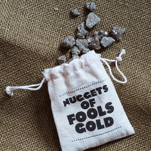 Small Pouch of Pyrite or 'Fools Gold'