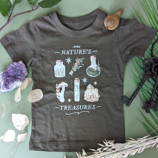NATURE'S TREASURES KHAKI TEE