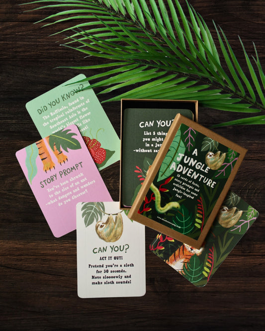 Jungle Adventure Cards - DOWNLOAD/PRINTABLE version