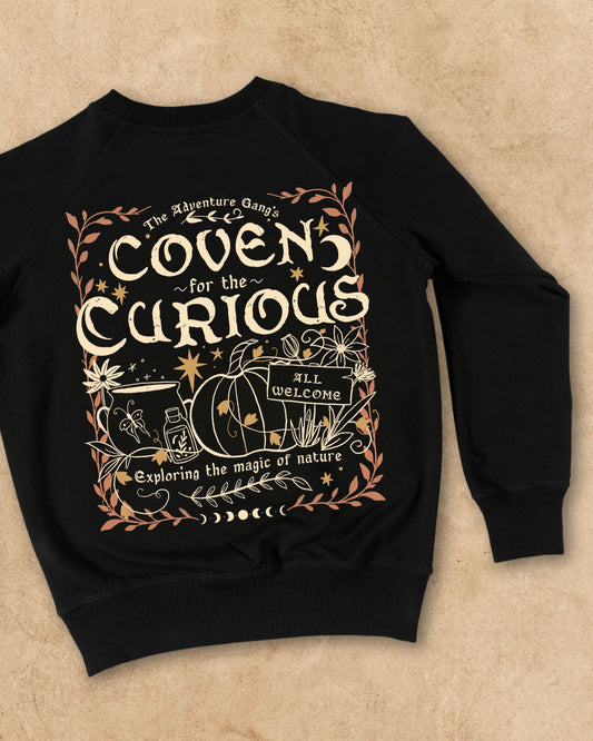 Curious Coven Black Jumper