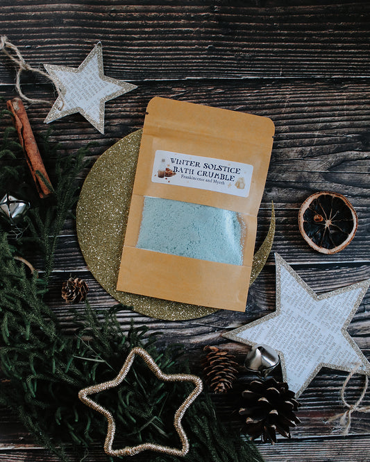 Winter Solstice Bath Crumble – Frankincense & Myrrh