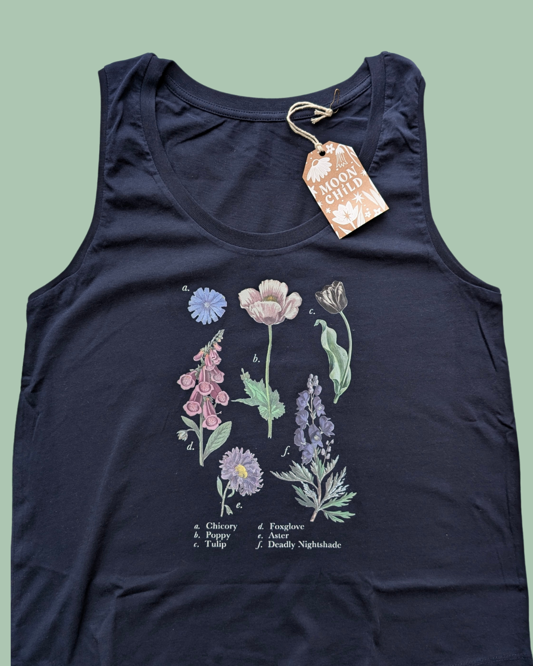 SALE Vintage Florals Navy Vest - M