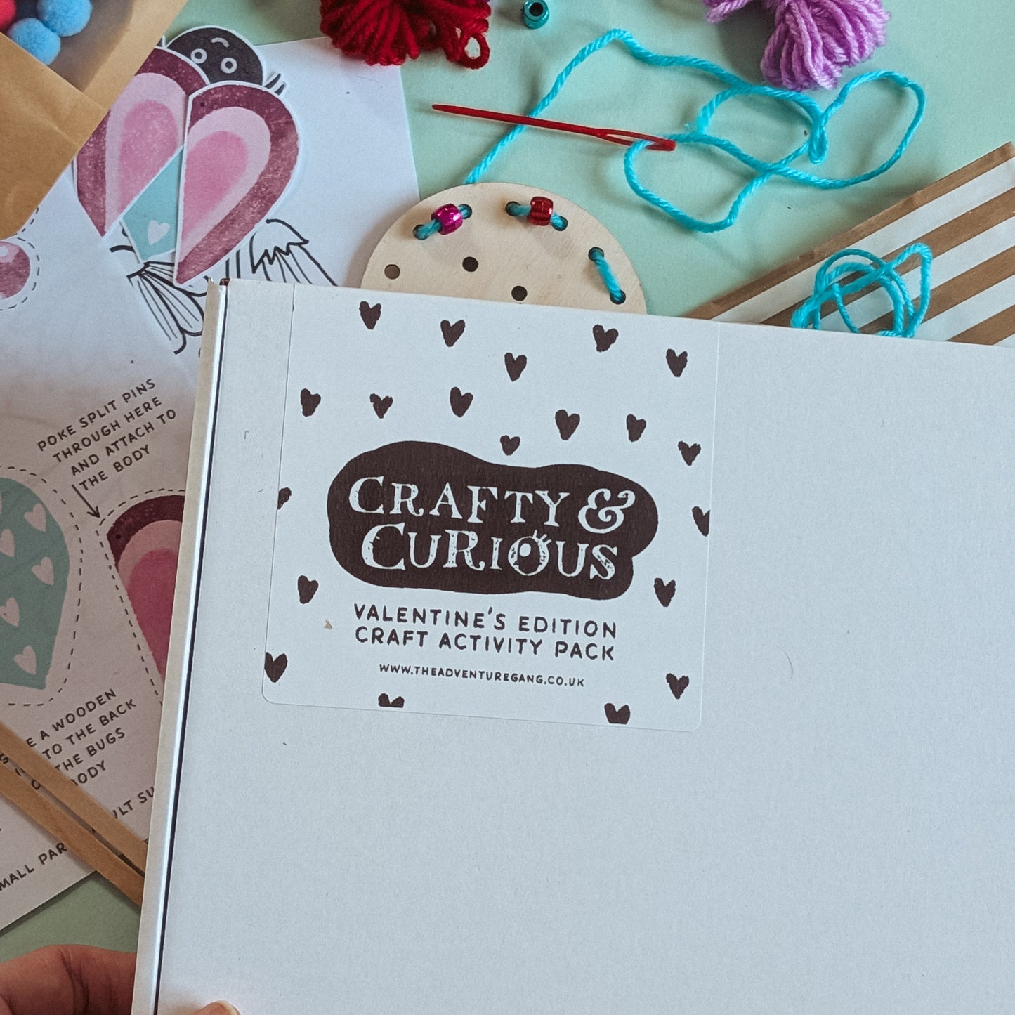 'Crafty & Curious' Valentine's Edition Craft Activity Box PRE-ORDER