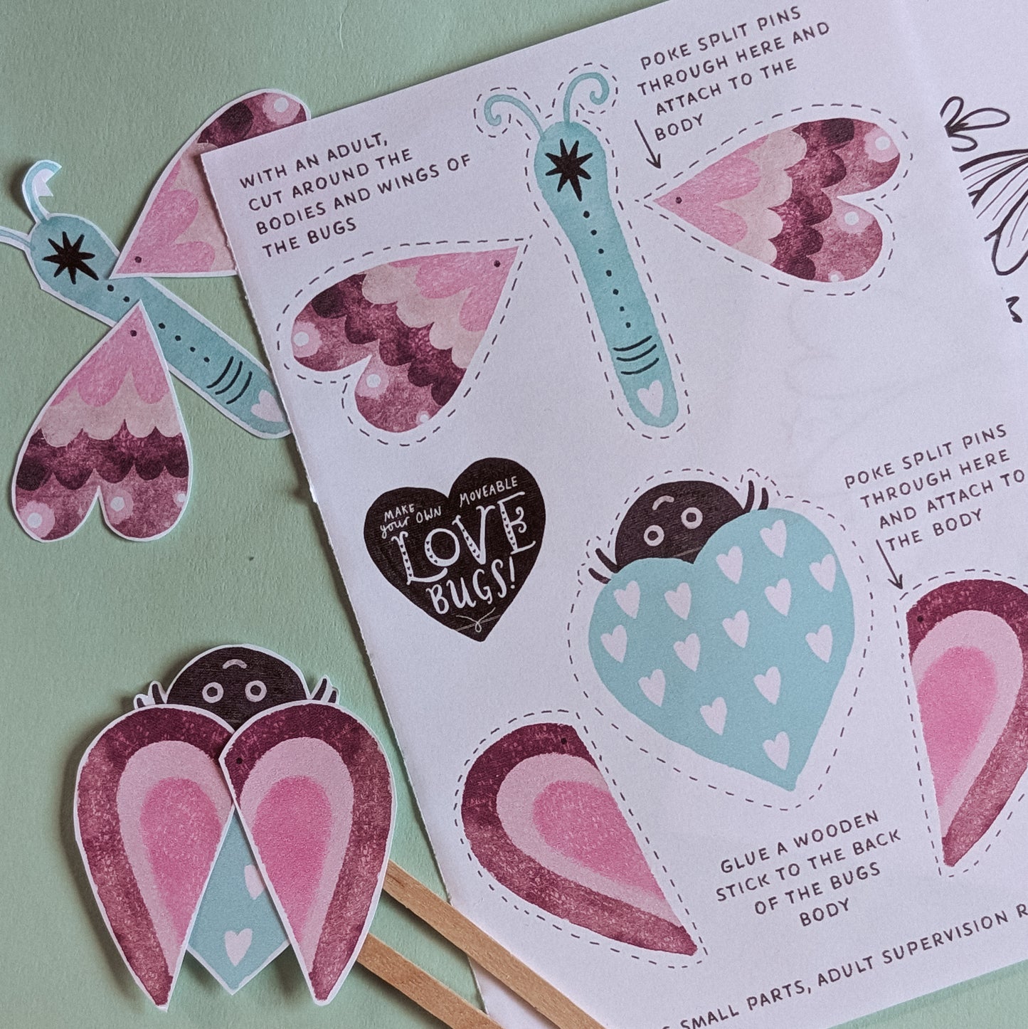 'Crafty & Curious' Valentine's Edition Craft Activity Box PRE-ORDER