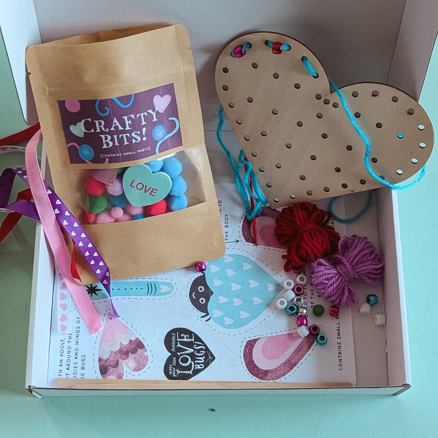 'Crafty & Curious' Valentine's Edition Craft Activity Box PRE-ORDER