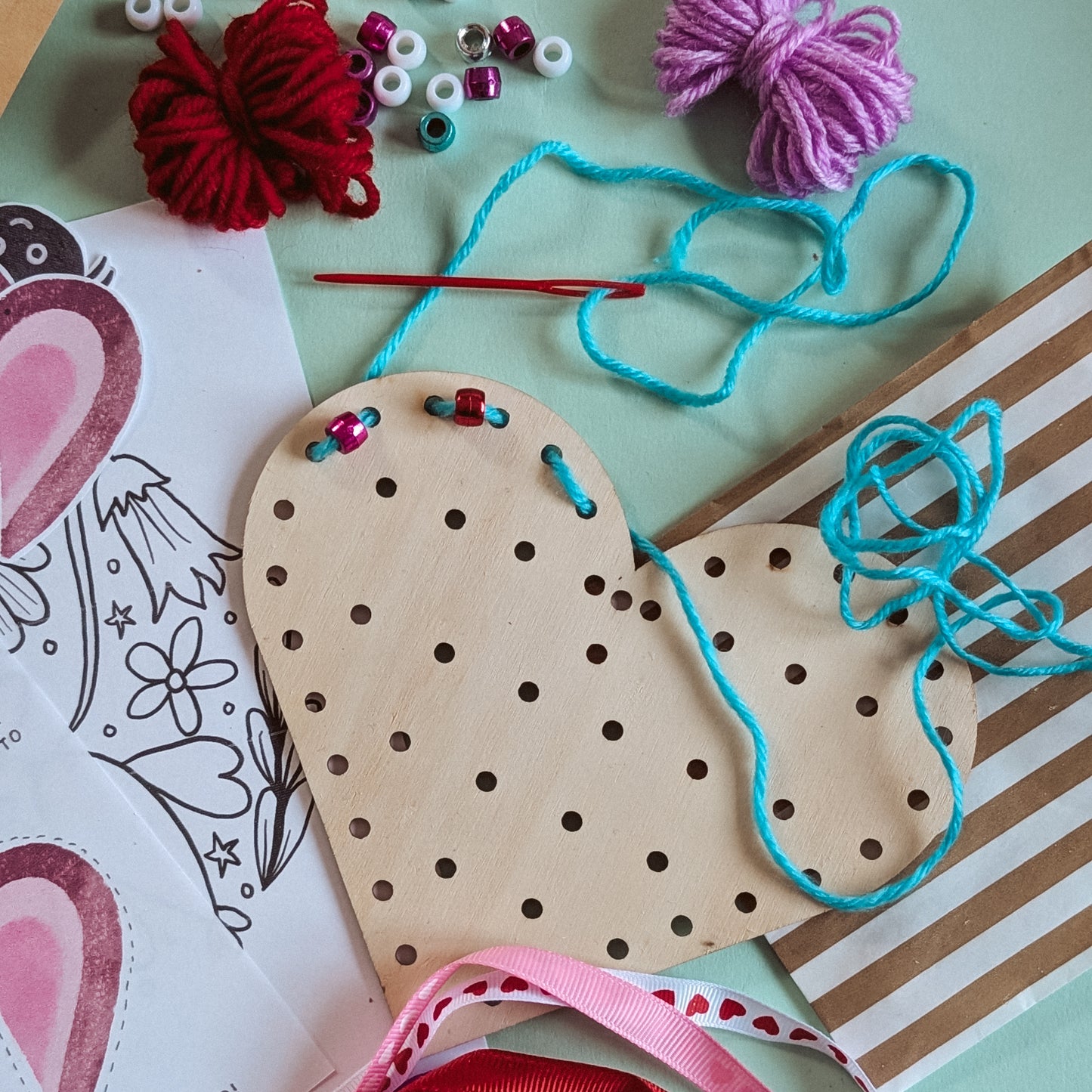 'Crafty & Curious' Valentine's Edition Craft Activity Box PRE-ORDER