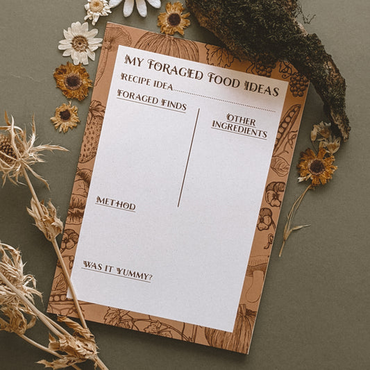 Foraged Food Recipe Notebook